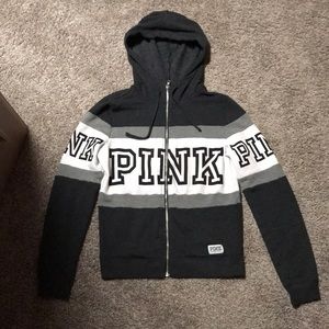1HR SALE! New VS PINK zip up jacket